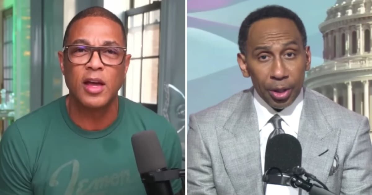 Don Lemon rejected Stephen A Smith’s 'completely justified' take on the Renee Nicole Good ICE shooting, saying he has shifted from sports to bashing Black people (Screengrab/Stephen A Smith/YouTube, Screengrab/ Don Lemon/YouTube)
