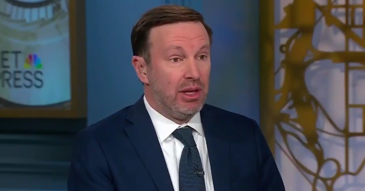Chris Murphy said taking Greenland would destroy NATO, forcing allies to choose sides because the territory belongs to Denmark (Screengrab/NBC News/YouTube)