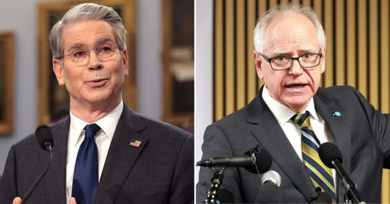 Scott Bessent calls Tim Walz a ‘coward’ for withdrawing police protection in Minnesota