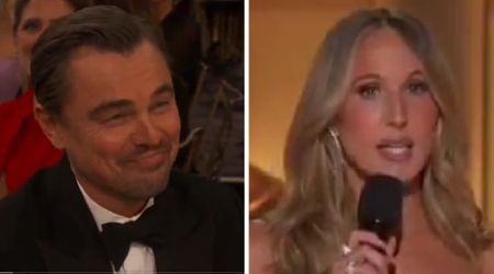 Nikki Glaser roasts Leonardo DiCaprio over younger girlfriends in Golden Globes monologue