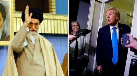 Trump calls reporter's Iran threats query 'stupid' during Air Force One exchange