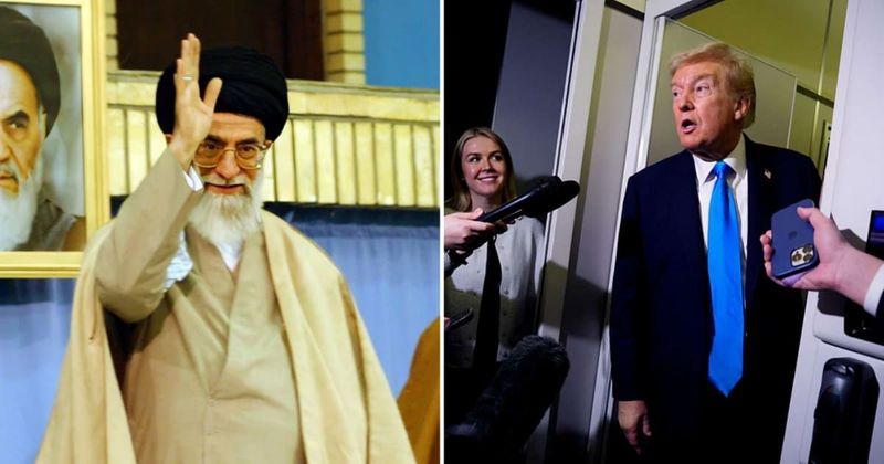 Trump calls reporter's Iran threats query 'stupid' during Air Force One exchange