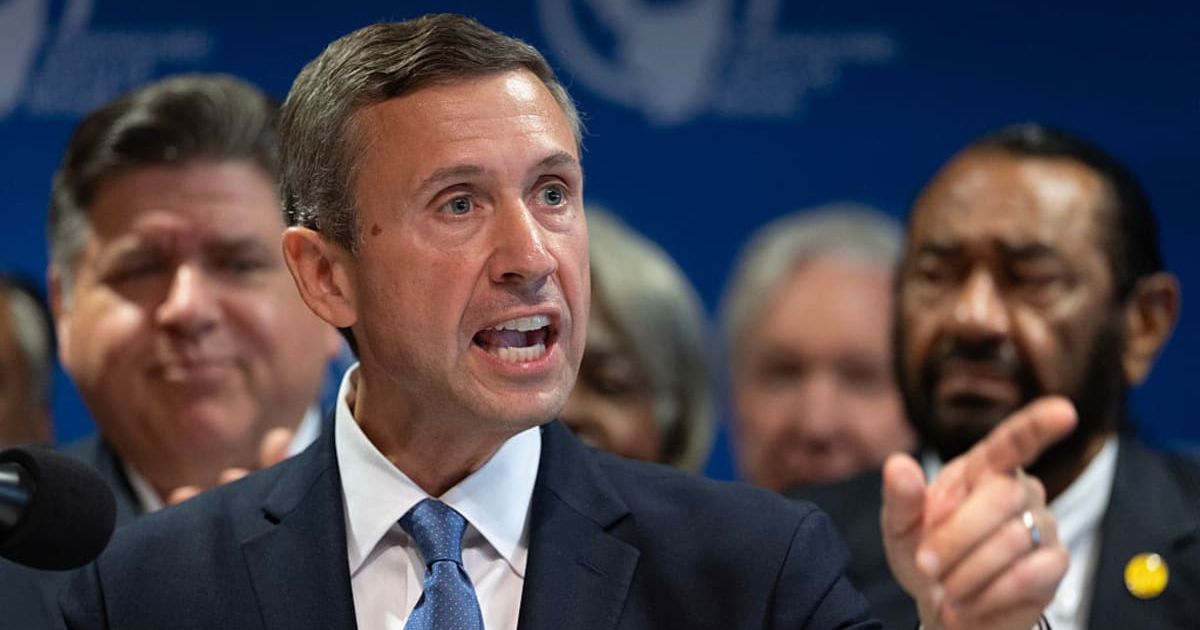 Democratic National Committee Chairman Ken Martin defended his comparison amid online backlash as he argued that authoritarian behavior existed globally, citing killings, kidnappings, and suppression of critics (Getty Images)