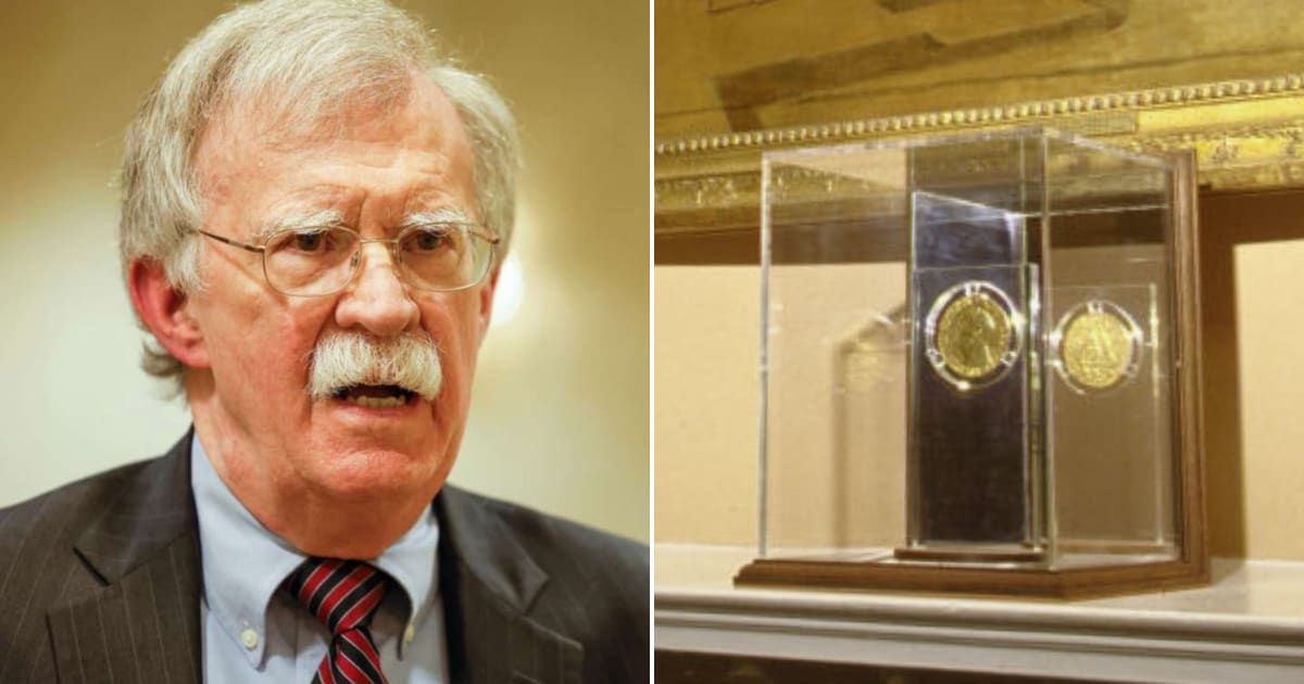 John Bolton revealed he is 'always worried' President Donald Trump would try to make off with  Theodore Roosevelt's Nobel Peace Prize on CNN’s 'OutFront' (Getty Images)