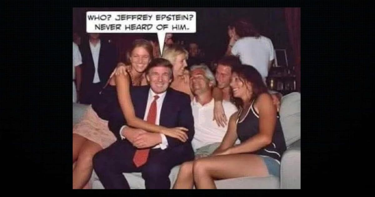 President Donald Trump and Jeffrey Epstein's connection has been a topic of debate and discussion (Threads/lezlisle56)
