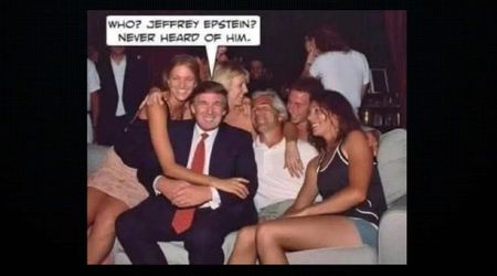 Fact Check: Is the image of young Donald Trump with Jeffrey Epstein recirculating online real?