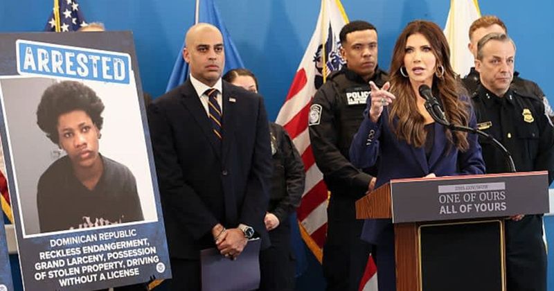 Fact Check: Did Kristi Noem use problematic slogan ‘One of ours, all of yours’ at DHS press conference?