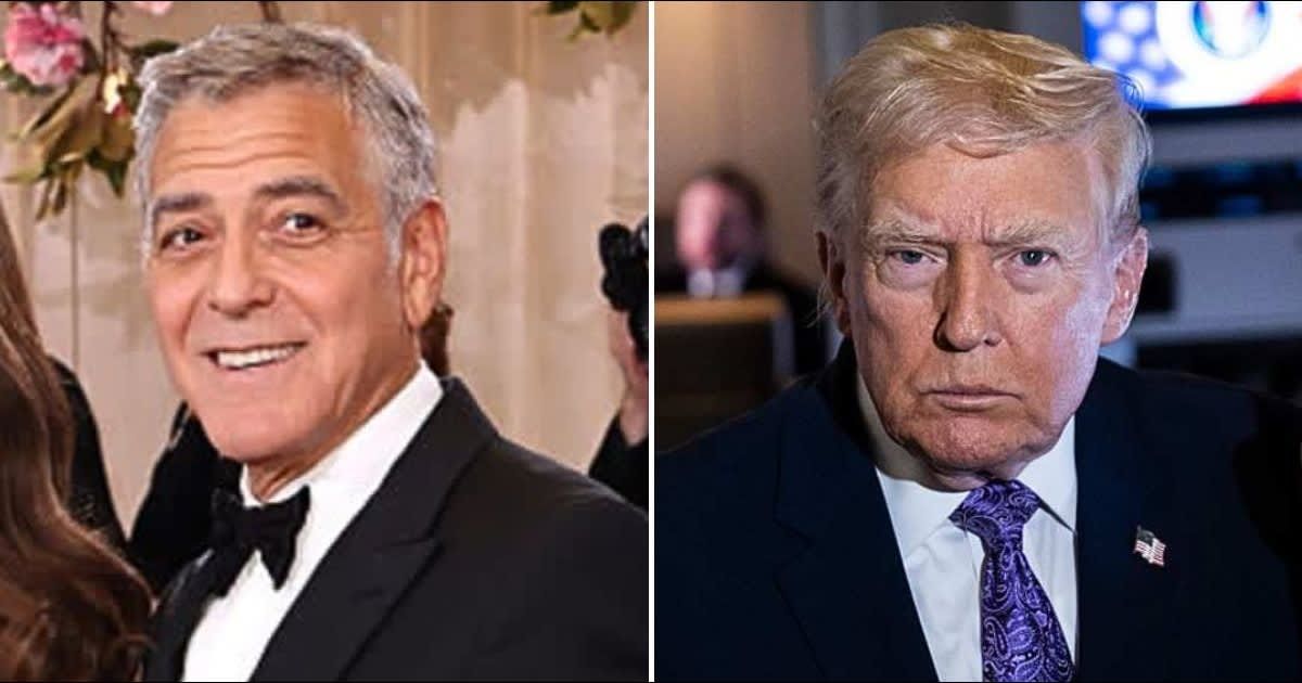 President Donald Trump publicly mocked George and Amal Clooney for becoming French citizens (Getty Images)