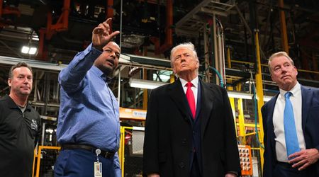 Trump tours Detroit plant, credits tariffs for 24/7 shifts, dismisses Canada-Mexico trade deal