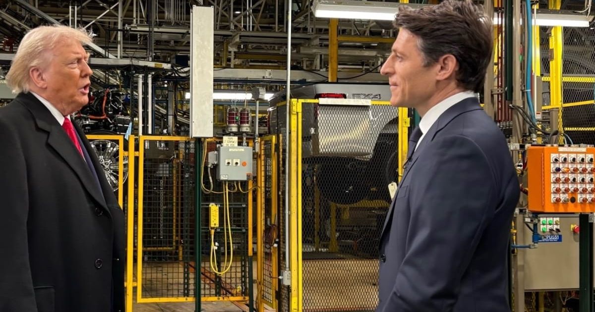 Donald Trump told Tony Dokoupil he’d lack a job if Kamala Harris won and said she would have continued a ‘mess’ economy under Joe Biden (X/@tonydokoupil)