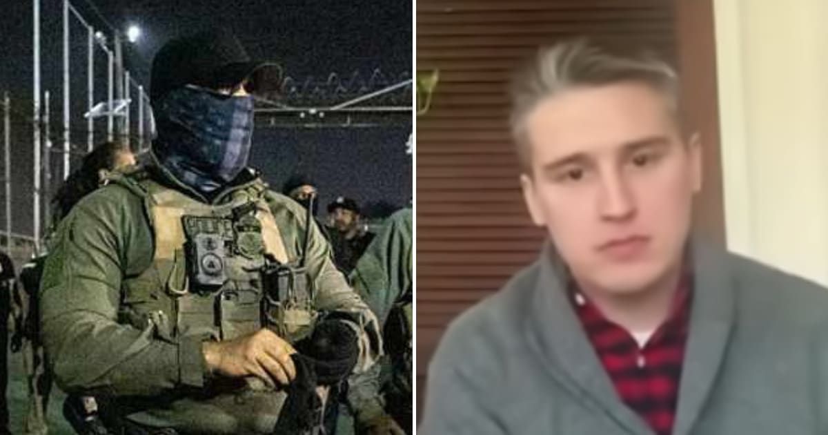 Brandon Siguenza claimed that ICE offered money or legal protection  (Getty Images, Screengrab/KARE 11)