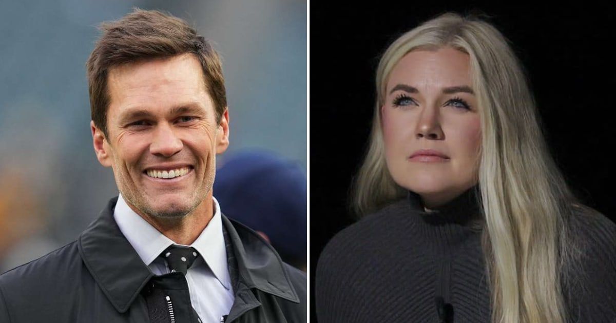 Social media posts claimed that former NFL star Tom Brady (Left) is dating Turning Point USA's CEO Erika Kirk (Getty Images)