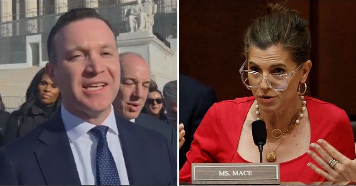 Nancy Mace shared a video of Joshua Block refusing to define a core legal term during a Supreme Court hearing (@jacksonthompson/X, Getty Images)