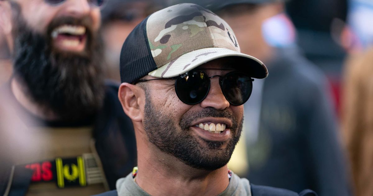 A rumor has surfaced that Enrique Tario, the founder of Proud Boys, has joined ICE (Getty Images)
