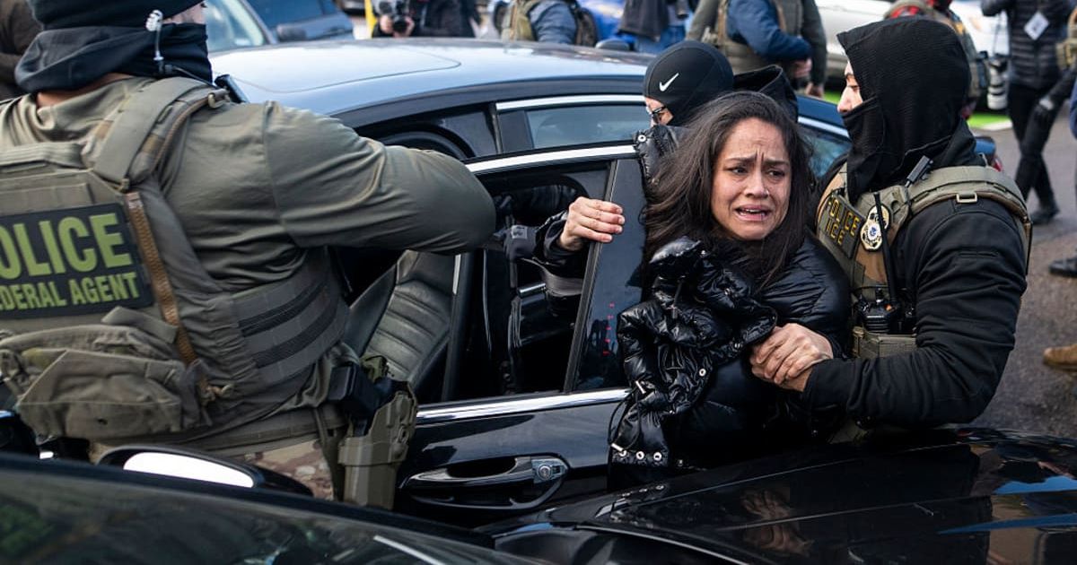 Aliya Rahman said she was dragged from her car by ICE agents in Minneapolis while trying to get to a doctor’s appointment (Getty Images)