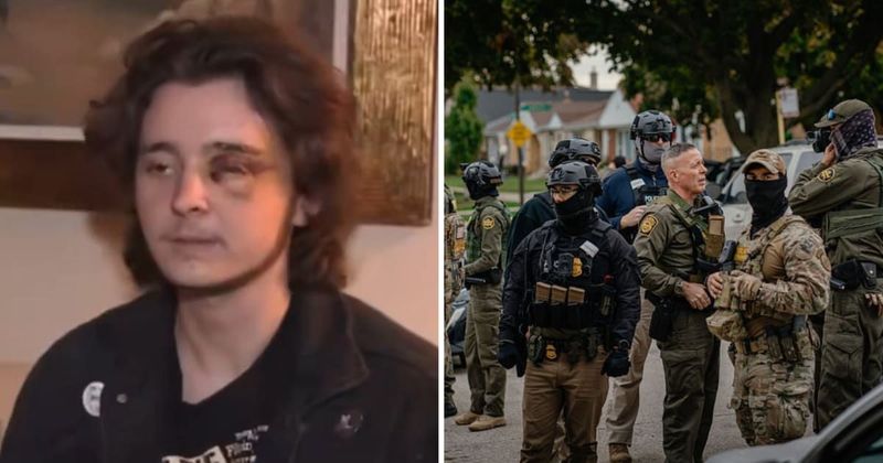 California protester says federal agent left him blind in one eye then 'mocked' his injury