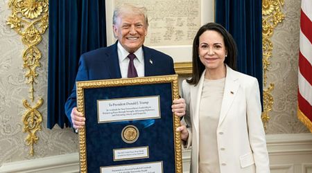  Maria Machado's gift of Nobel medal to Trump slammed: 'As worthless as FIFA’s Peace Prize'