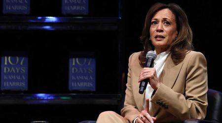 Kamala Harris blasts Trump over Ford plant gesture, calls it 'degradation of the office'