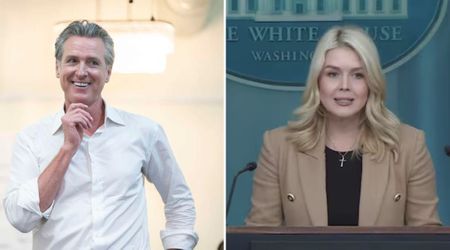 Gavin Newsom revives Barack Obama’s tan suit controversy to mock Karoline Leavitt’s outfit choice