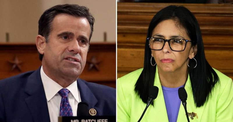 CIA Director John Ratcliffe holds talks with interim leader Delcy Rodríguez in Caracas