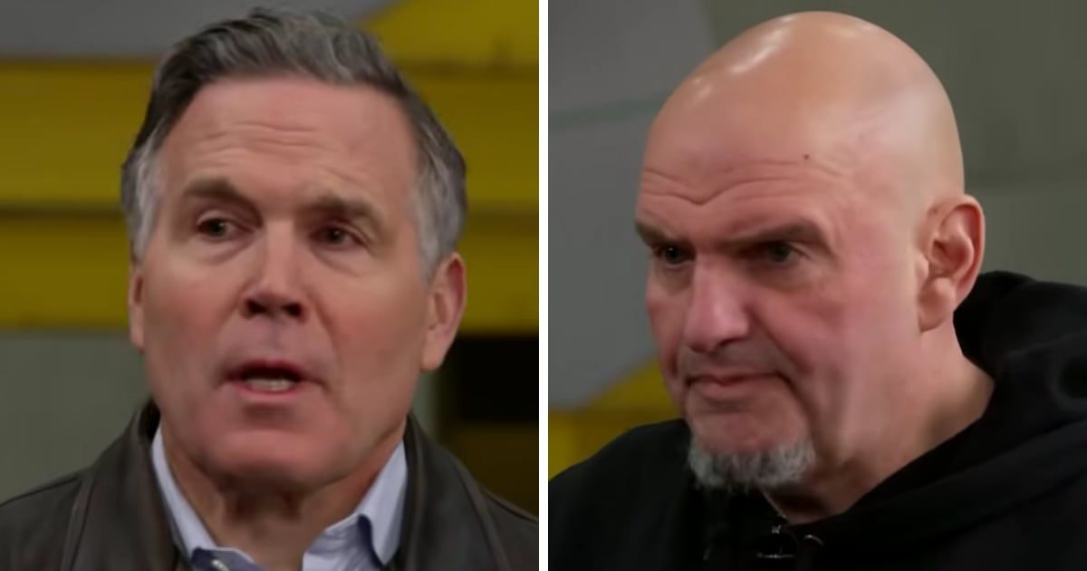 As Donald Trump ramps up rhetoric on Greenland takeover, Dave McCormick and John Fetterman cautioned against using military force (Screengrab/CBS Evening News/YouTube)