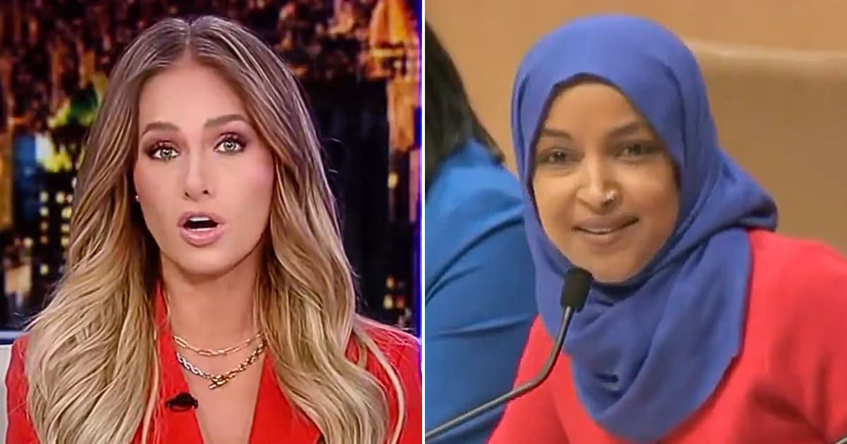 Tomi Lahren described Rep Ilhan Omar as the 'perfect poster child' for why the US needs a closed border on Fox News' 'The Big Weekend Show' (Fox News, X/@RapidResponse47)