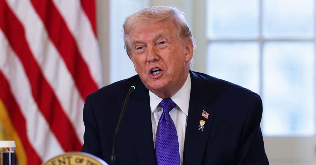 Donald Trump used Truth Social to escalate tensions over Greenland, blaming Denmark for not confronting the Russian threat (Chip Somodevilla/Getty Images)