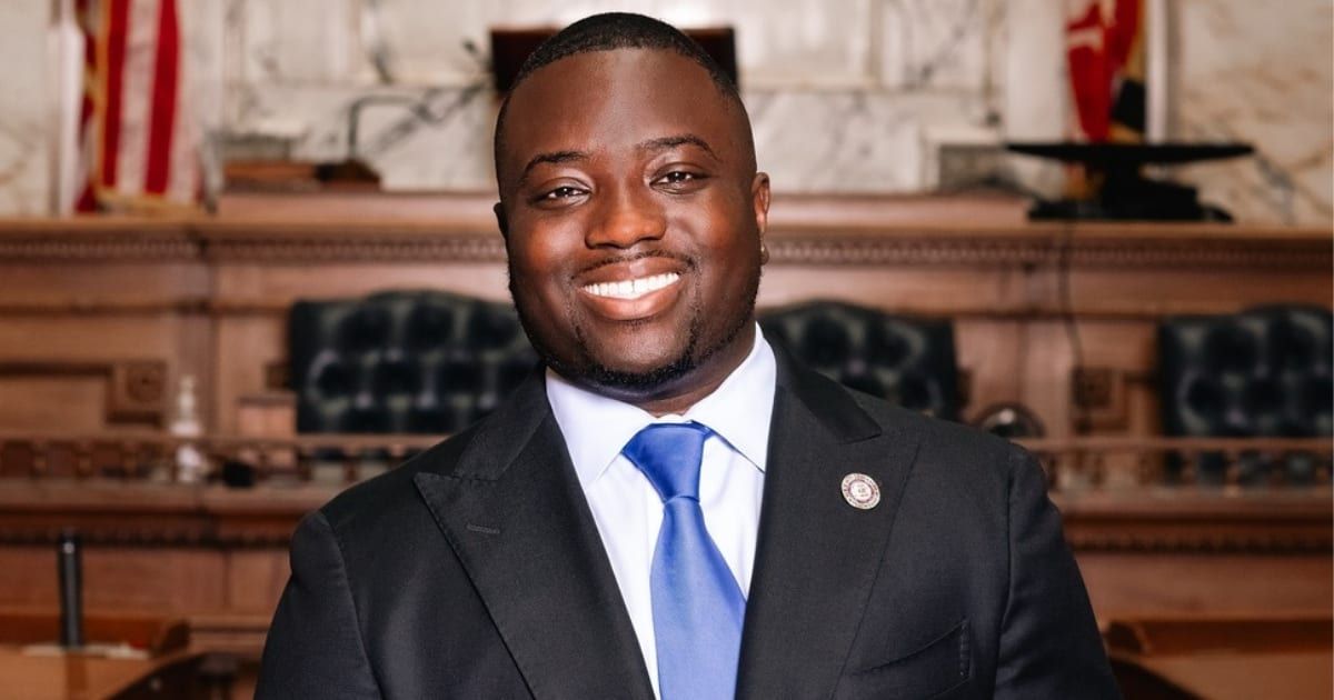 Maryland State Del Adrian Boafo (D) has rolled out legislation dubbed the 'ICE Breaker Act of 2026' to prevent ICE agents from being hired into state or local police departments (Delegate Adrian Boafo/Facebook)