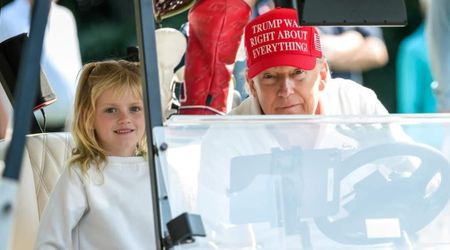 Lara Trump shares adorable snaps of POTUS and granddaughter Carolina in golf cart