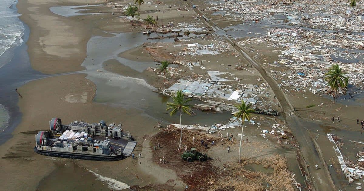Rumor claims that a US nuclear test was behind the 2004 Indian Ocean Tsunami (Getty Images)