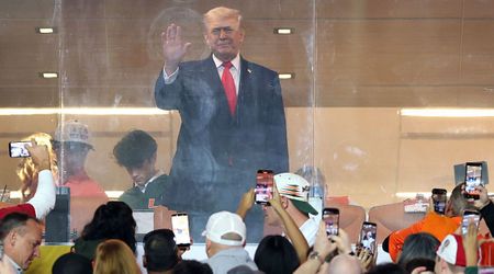 Crowd erupts as Trump and family draw massive cheers at CFB championship in Miami
