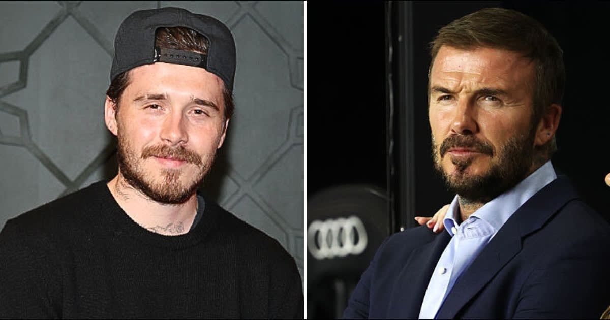 David Beckham said he uses his platform to support UNICEF and teach patience and learning from mistakes, contrasting Brooklyn Beckham’s claims (Getty Images)