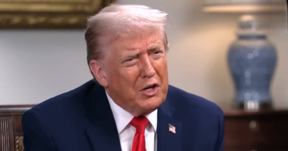 President Donald Trump turned a straightforward question about his 2026 agenda into a winding rant about sinks, showerheads and soggy paper straws during a Tuesday interview with NewsNation's Katie Pavlich (NewsNation)