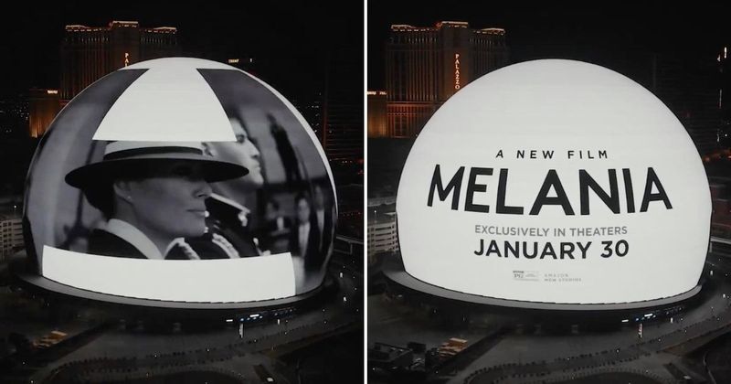 Melania Trump takes over Las Vegas Sphere to unveil her documentary