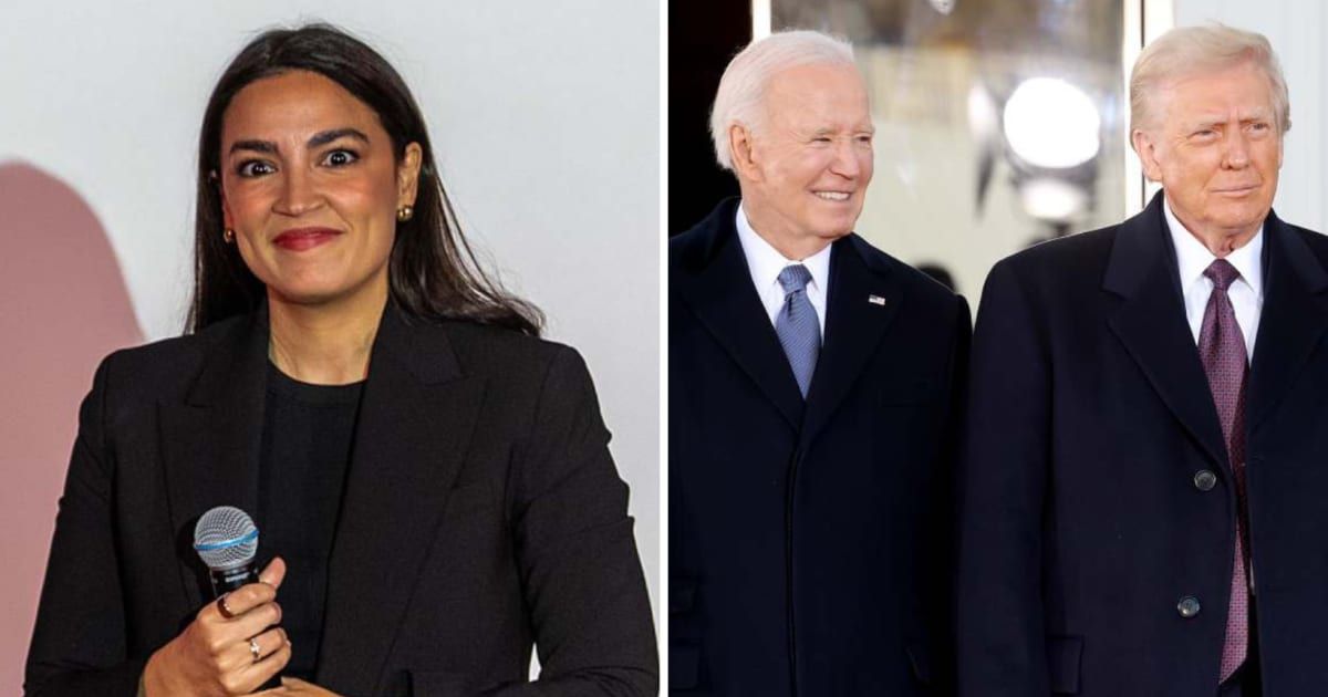 Alexandria Ocasio-Cortez criticized what she described as uneven media scrutiny of presidential cognitive fitness (Getty Images)