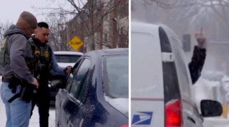 MAGA supporters erupt after video shows postal worker insulting immigration agents