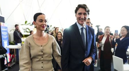 Katy Perry and Justin Trudeau draw online jokes at Davos forum: ‘Two space cadets sending messages’
