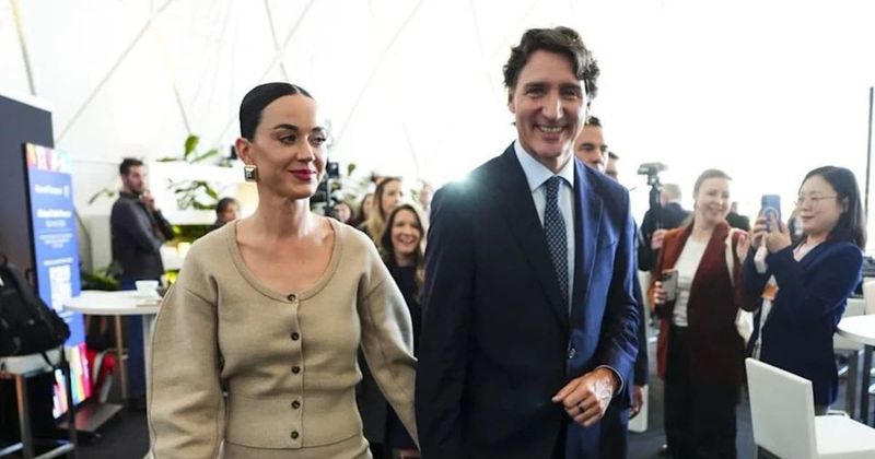 Katy Perry and Justin Trudeau draw online jokes at Davos forum: ‘Two space cadets sending messages’