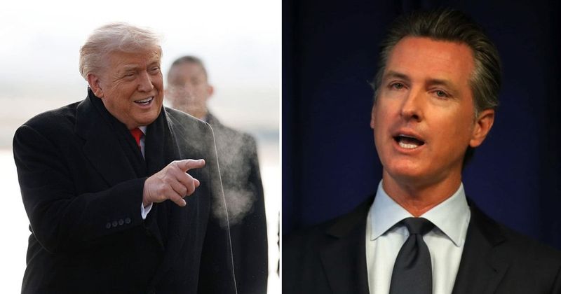 Gavin Newsom takes feud with Donald Trump to global stage at World Economic Forum