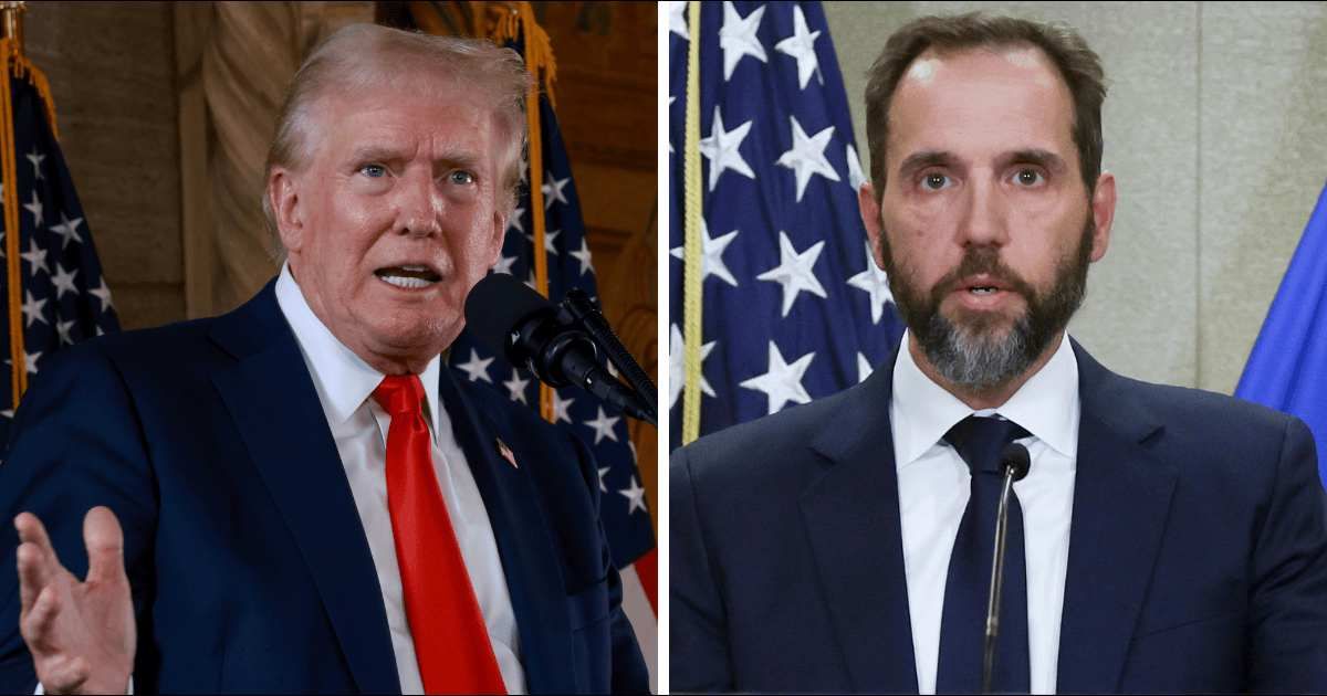 President Donald Trump claimed former Special Counsel Jack Smith was 'decimated' by GOP lawmakers, arguing they exposed his past failures and unfair prosecutions (Getty Images)