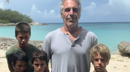 Fact Check: Is the image showing Epstein with four boys on the island real?