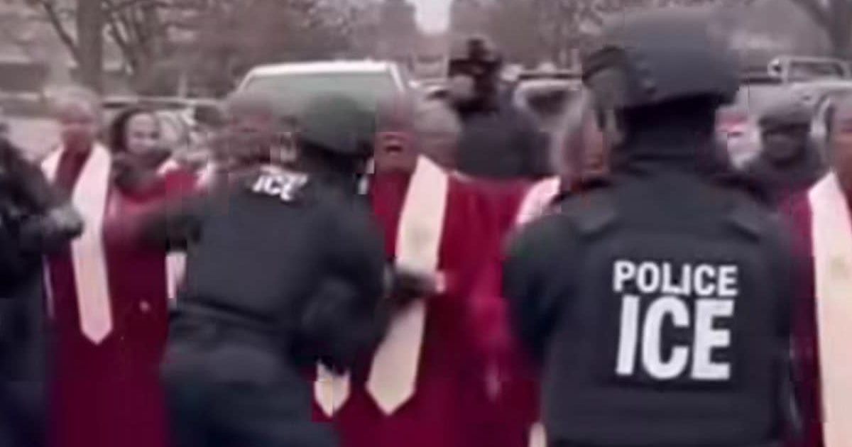 Video of ICE agents' alleged attack on Black church choir (Branson Area Breaking News/Facebook)