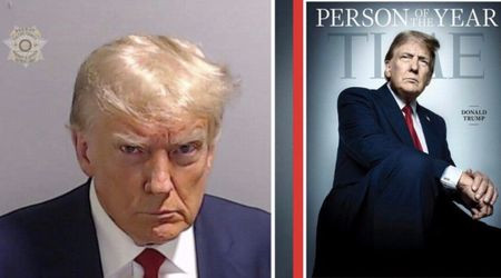 Trump posts Georgia mugshot vs Time cover in viral ‘How it started vs how it’s going’ flex