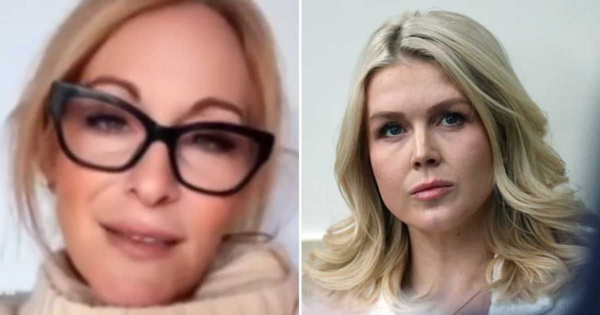 In a viral TikTok video, Alexis 'Lexie' Lawler reportedly said it gives her 'great joy to wish Karoline Leavitt a fourth-degree tear' (@libsoftiktok/X, Getty Images)