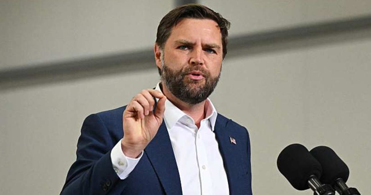 Vice President JD Vance made the claim about federal officials uncovering a $7 billion fraud in California during an interview with Newsmax on Thursday, January 22 (Getty Images)