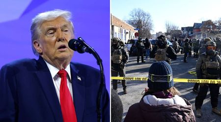 Trump claimed the Minneapolis shooting was a cover-up for alleged fraud and a 'bank robbery'