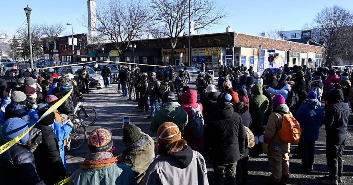 Thomas Massie shared a cartoon mocking the administration for failing to deliver on campaign promises as unrest escalated (Photo by Stephen Maturen/Getty Images)