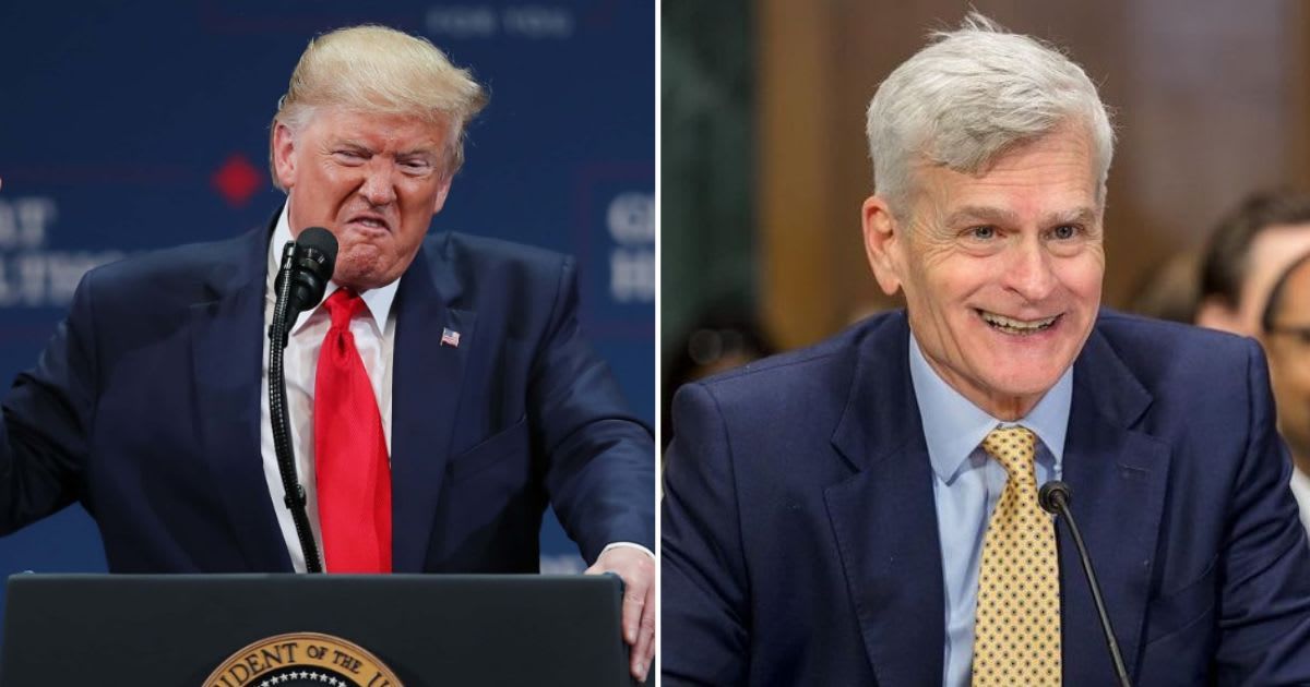Louisiana Senator Bill Cassidy's demand for transparency highlighted rare GOP dissent, putting him at odds with President Donald Trump's defense of federal agents (Getty Images, @senbillcassidy/Instagram)