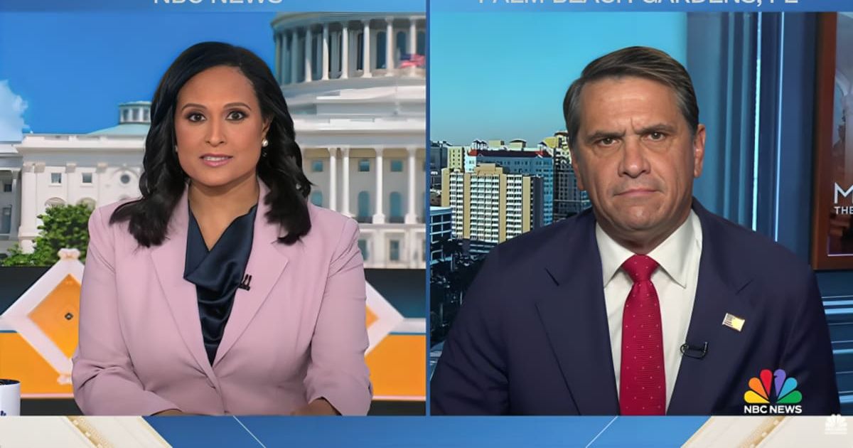 Deputy Attorney Todd Blanche backed federal agents in Minneapolis during an interview with Kristen Welker on NBC’s ‘Meet the Press’ following two fatal shootings (NBC/Screengrab) 
