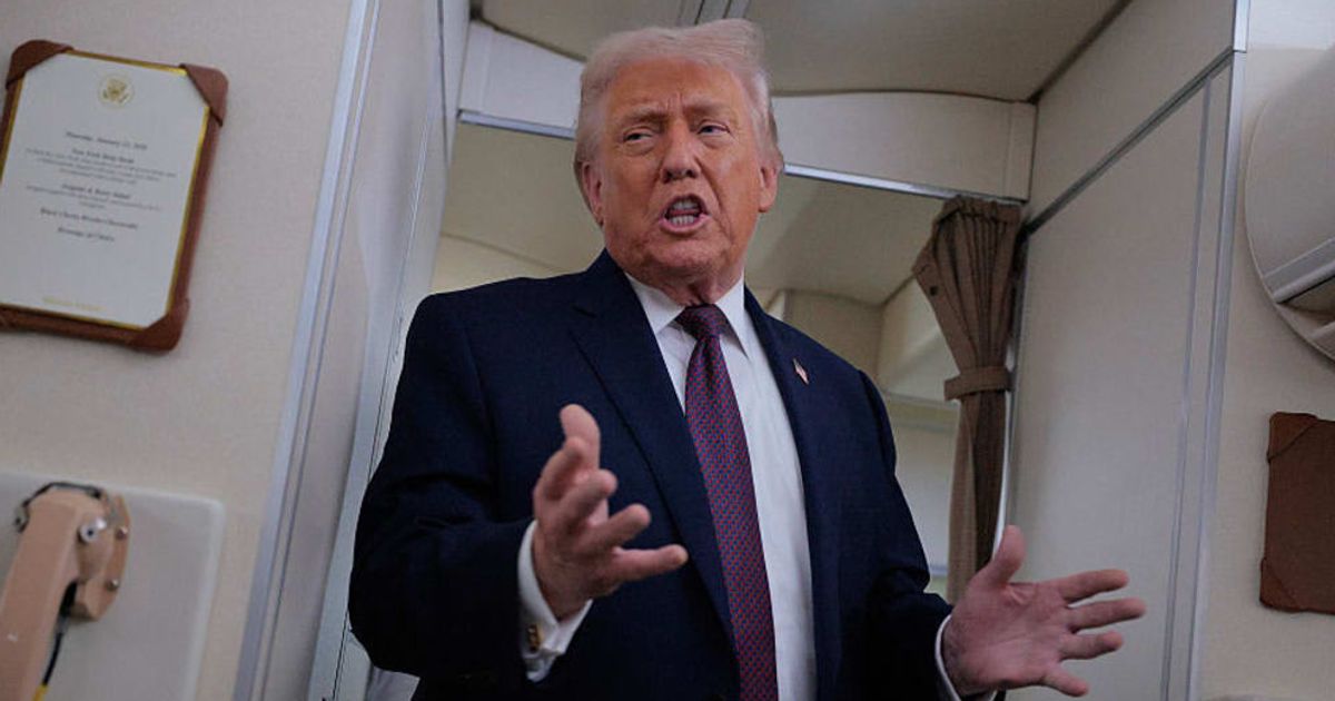 Speaking to The Wall Street Journal in a five-minute phone call, Donald Trump said his team is still weighing what happened when Border Patrol agents shot and killed Alex Pretti (Getty Images)